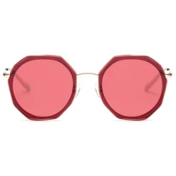 No Logo Eyewear - NOL19029 Sun - Pink and Bordeaux -  Sunglasses - Avvenice
