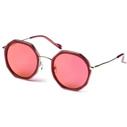 No Logo Eyewear - NOL19029 Sun - Pink and Bordeaux -  Sunglasses - Avvenice