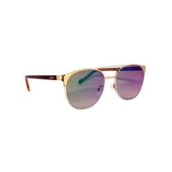 No Logo Eyewear - NOL09964 Sun - Glossy Yellow Gold and Glossy Black - Sunglasses - Avvenice