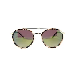 No Logo Eyewear - NOL09954 Sun - Rose Havana and Gold - Sunglasses - Avvenice