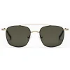 No Logo Eyewear - NOL81013 Sun - Dark Green and Gold -  Sunglasses - Avvenice