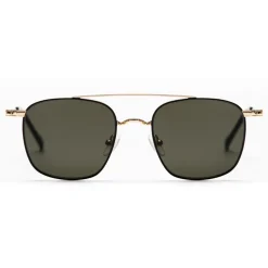 No Logo Eyewear - NOL81013 Sun - Dark Green and Gold -  Sunglasses - Avvenice