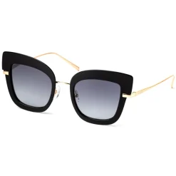 No Logo Eyewear - NOL81031 Sun - Black and Gold - Sunglasses - Avvenice