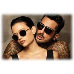 No Logo Eyewear - NOL30045 Sun - Dark - Sunglasses - Fabrizio Corona Official - Avvenice