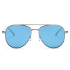 No Logo Eyewear - NOL18017 Sun - Light Blue and Gunmetal -  Sunglasses - Avvenice