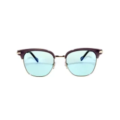 No Logo Eyewear - NOL09958 Sun - Transparent Grey and Glossy Gold - Sunglasses - Avvenice