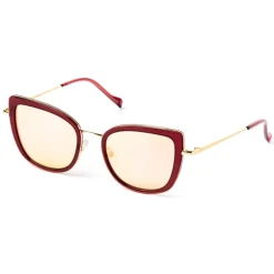 No Logo Eyewear - NOL81034 Sun - Red and Gold - Sunglasses - Avvenice