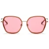 No Logo Eyewear - NOL19006 Sun - Pink and Silver -  Sunglasses - Avvenice
