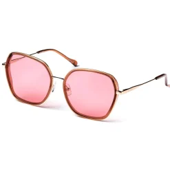 No Logo Eyewear - NOL19006 Sun - Pink and Silver -  Sunglasses - Avvenice