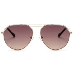 No Logo Eyewear - NOL18057 Sun - Brown and Gold -  Sunglasses - Avvenice
