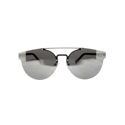 No Logo Eyewear - NOL09963 Sun - Black and Silver - Sunglasses - Avvenice