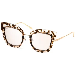 No Logo Eyewear - NOL81031 Sun - Light Havana and Gold - Sunglasses - Avvenice