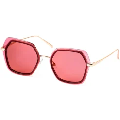 No Logo Eyewear - NOL81030 Sun - Pink and Bordeaux -  Sunglasses - Avvenice