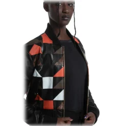 Noblesse Oblige - Monte-Carlo - Pyramid - Multicolor - Coat - Jacket - Luxury Exclusive Collection - Avvenice