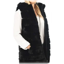 Noblesse Oblige - Monte-Carlo - Nerex - Black - Vest - Coat - Jacket - Luxury Exclusive Collection - Avvenice