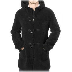 Noblesse Oblige - Monte-Carlo - Kagia - Black - Coat - Jacket - Luxury Exclusive Collection - Avvenice