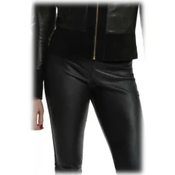 Noblesse Oblige - Monte-Carlo - Erpan - Black - Pants - Luxury Exclusive Collection - Avvenice