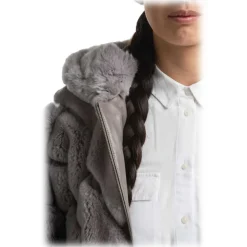 Noblesse Oblige - Monte-Carlo - Ossiz - Gray Pearl - Coat - Jacket - Luxury Exclusive Collection - Avvenice