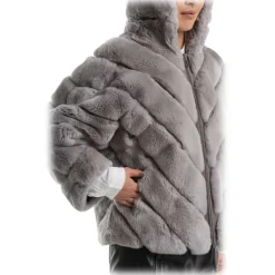 Noblesse Oblige - Monte-Carlo - Ossiz - Gray Pearl - Coat - Jacket - Luxury Exclusive Collection - Avvenice