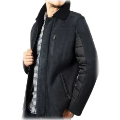 Noblesse Oblige - Monte-Carlo - Mewja - Navy - Coat - Jacket - Luxury Exclusive Collection - Avvenice