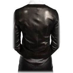 Noblesse Oblige - Monte-Carlo - Nichia - Black - Coat - Jacket - Luxury Exclusive Collection - Avvenice