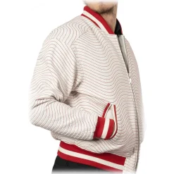 Noblesse Oblige - Monte-Carlo - MCW - Red White - Coat - Jacket - Luxury Exclusive Collection - Avvenice