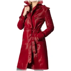 Noblesse Oblige - Monte-Carlo - Rodisia - Trench - Rouge - Trench - Coat - Jacket - Luxury Exclusive Collection - Avvenice