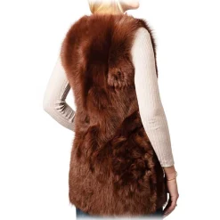 Noblesse Oblige - Monte-Carlo - Delia - Rust - Vest - Coat - Jacket - Luxury Exclusive Collection - Avvenice