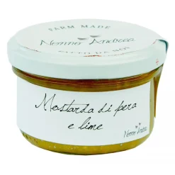 Nonno Andrea - Pear and Limer Mustard - Mustard Chutney Organic - Avvenice