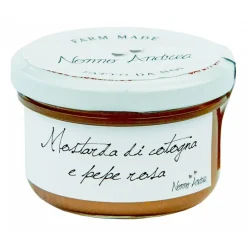 Nonno Andrea - Quince and Pink Pepper Mustard - Mustard Chutney Organic - Avvenice
