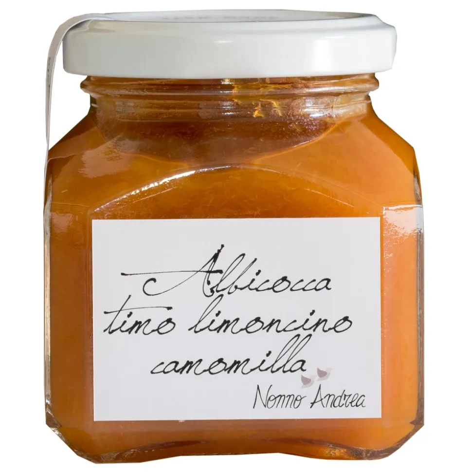 Nonno Andrea - Sweet Apricot Compote with Thyme, Limoncino and Chamomile - Sweet Compotes Organic - Avvenice