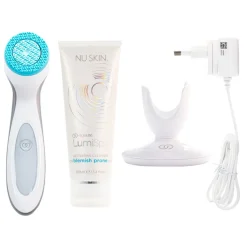 Nu Skin - ageLOC LumiSpa Beauty Device Face Cleansing Kit - Blemish Prone Skin - Professional Spa Equipment - Avvenice