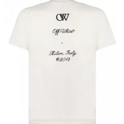 Off-White - 23 Skate T-Shirt - Light Beige - Exclusive Luxury Collection - Avvenice