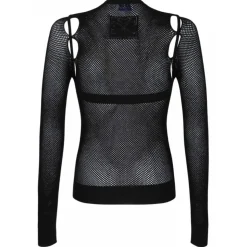 Off-White - Arrow Fishnet Top - Exclusive Luxury Collection - Avvenice