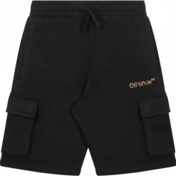 Off-White - Black and Multicolour Track Shorts - Exclusive Luxury Collection - Avvenice