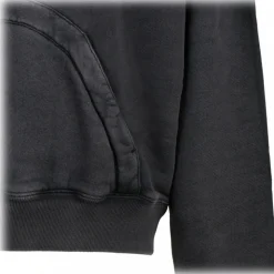 Off-White - Black and Multicolour Cotton Digit Bacchus Hoodie - Exclusive Luxury Collection - Avvenice