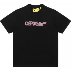 Off-White - Black and Pink T-Shirt - Exclusive Luxury Collection - Avvenice