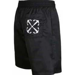 Off-White - Black Arr Surfer Swim Shorts - Exclusive Luxury Collection - Avvenice