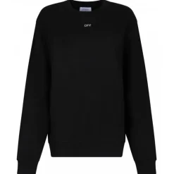 Off-White - Black Arrows Embroidered Sweatshirt - Exclusive Luxury Collection - Avvenice