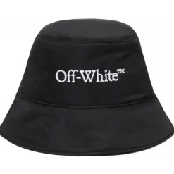 Off-White - Black Bookish Bucket Hat - Exclusive Luxury Collection - Avvenice