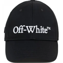 Off-White - Black Bookish Drill Baseball Cap - Exclusive Luxury Collection - Avvenice