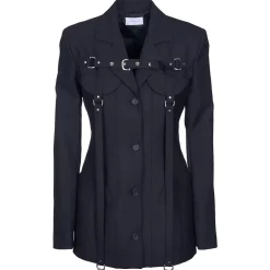 Off-White - Black Cargo Buckled Jacket - Exclusive Luxury Collection - Avvenice