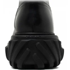 Off-White - Black Exploration Motor Boots - Exclusive Luxury Collection - Avvenice