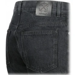 Off-White - Black Meteor Jeans - Exclusive Luxury Collection - Avvenice