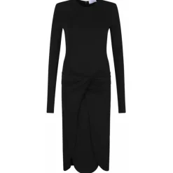 Off-White - Black Midi Dress - Exclusive Luxury Collection - Avvenice