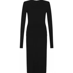 Off-White - Black Midi Dress - Exclusive Luxury Collection - Avvenice