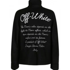 Off-White - Black Phase Varsity Jacket - Exclusive Luxury Collection - Avvenice