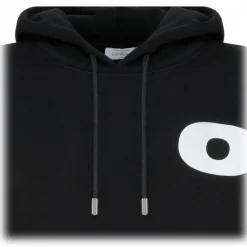 Off-White - Black Shared Logo Hoodie - Exclusive Luxury Collection - Avvenice