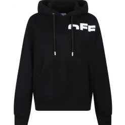 Off-White - Black Shared Logo Hoodie - Exclusive Luxury Collection - Avvenice