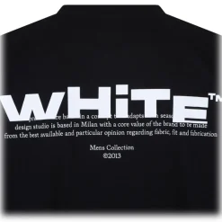 Off-White - Black Shared Logo T-Shirt - Exclusive Luxury Collection - Avvenice